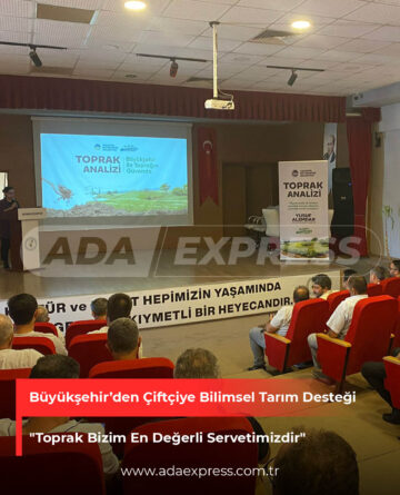 Büyükşehir’den Çiftçiye Bilimsel Tarım Desteği
