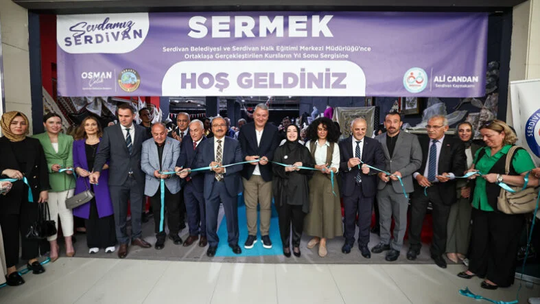 Serdivanda Yıl Sonu Sergisi Çoşkusu