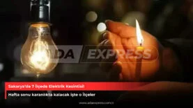 7 İlçede Elektrik Kesintisi