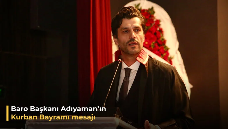 Baro Başkanı Kurban Mesajı