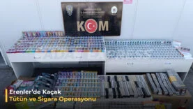 Erenlerde Kaçak Tütün ve Sigara operasyonu