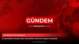 Hendek motosiklet kazası olay yeri fotoğrafı