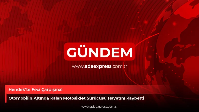Hendek motosiklet kazası olay yeri fotoğrafı