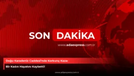 Karasuda Trafik Kazası bir kadın can verdi