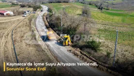 Kaynarca İçme Suyu Altyapısı yenilendi
