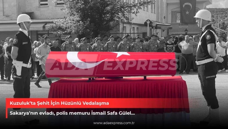 Kuzuluk Şehidi için hüzünlü veda