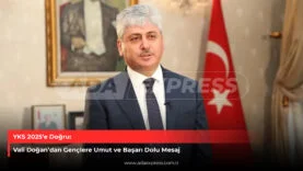 Vali Doğandan YKS Mesajı