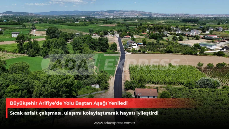 Arifiyede iki mahallenin yolları yenilendi