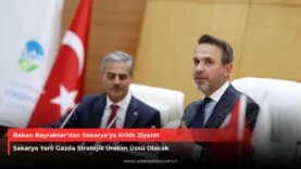 Bakan Bayraktar Sakarya Ziyareti