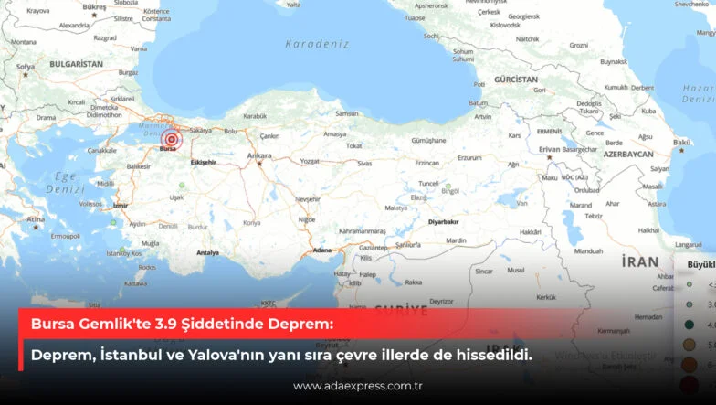 Bursa Gemlik Deprem