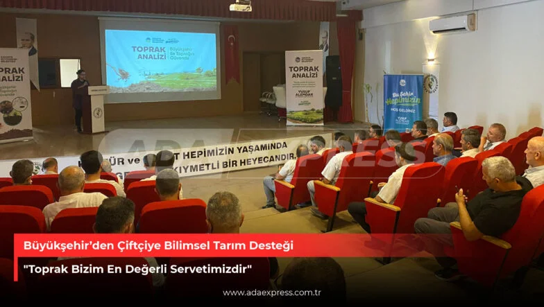 Büyükşehir’den Çiftçiye Bilimsel Tarım Desteği