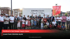 Çınarlı Park Hizmete Açıldı