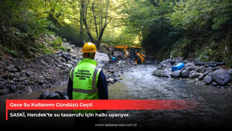 Gece Su Kullanımı Gündüzü Geçti