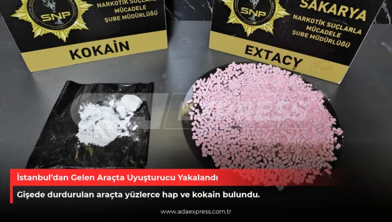 İstanbul’dan Gelen Araçta Uyuşturucu Yakalandı