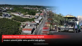 Karasu 3 km Cadde Yenileniyor