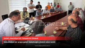 SASKİ, Mecidiye’nin Taleplerini Dinledi