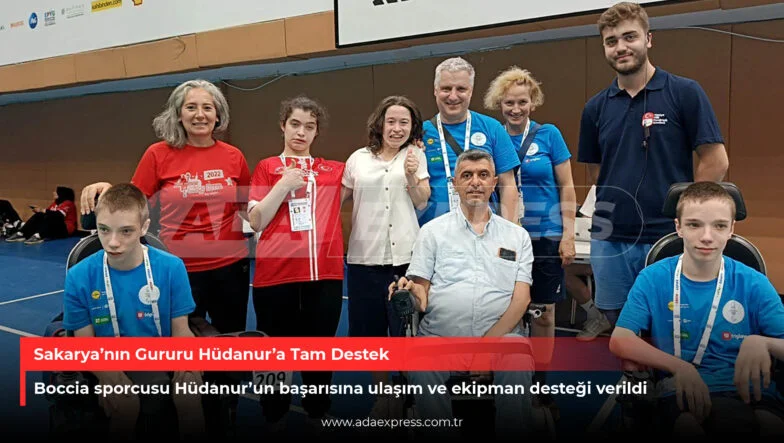 Sakarya’nın Gururu Hüdanur’a Tam Destek