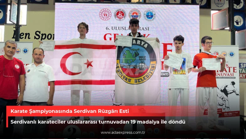 Serdivanlı Karateciler 19 madalya aldı