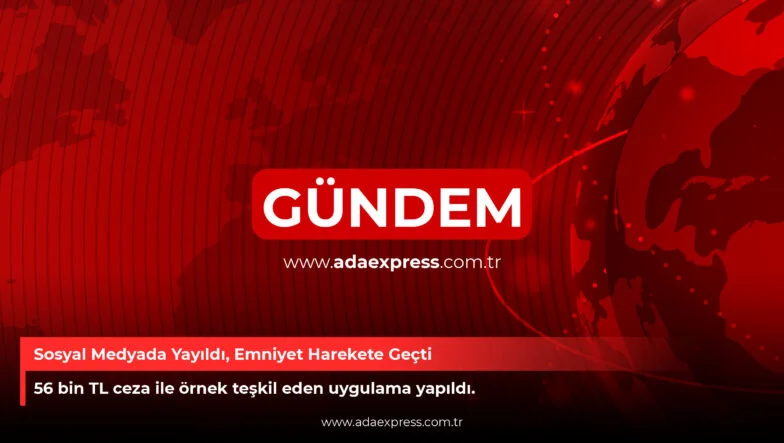 Sosyal Medyada Yayıldı, Emniyet Harekete Geçti