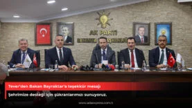 Tever'den Bakan Bayraktara teşekkür mesajı