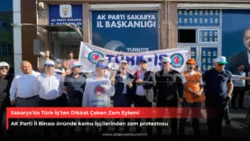 Türk-İşten dikkat çeken Ak Parti Protestosu