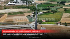 Ulaşımda Konfor İçin 20 Bin Ton Asfalt Kullanılıyor