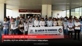 Yenikent’te sessiz çığlık Hak istiyoruz