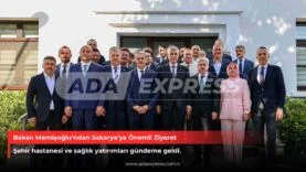 Bakan Memişoğlu’ndan Sakarya’ya Önemli Ziyaret