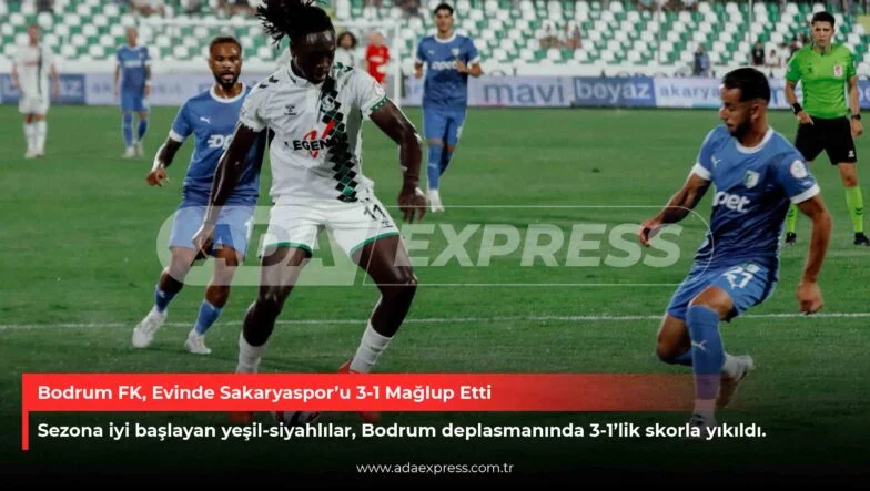 Bodrum FK, Evinde Sakaryaspor’u 3-1 Mağlup Etti