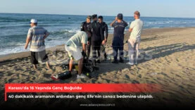 Karasu’da 16 Yaşında Genç Boğuldu