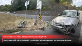 Karasu'da Feci Kaza 83 Yaşında Hayatını Kaybetti