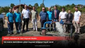 SASKİ, Hendek’te Yeni Kaynak Buldu
