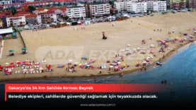 Sakarya’da 54 Km Sahilde Kırmızı Bayrak