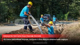 Sakarya’da Yeni İçme Suyu Kaynağı Devrede