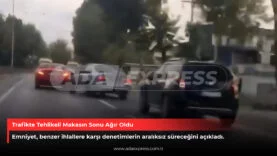 Trafikte Tehlikeli Makasın Sonu Ağır Oldu