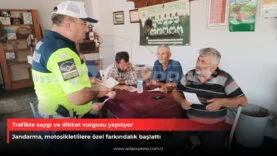Trafikte saygı ve dikkat vurgusu yapılıyor