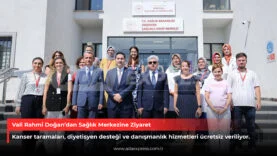 Vali Rahmi Doğan’dan Sağlık Merkezine Ziyaret