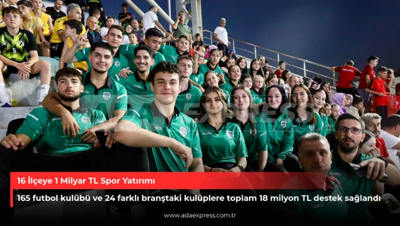 16 İlçeye 1 Milyar TL Spor Yatırımı