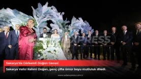 Sakarya’da Görkemli Düğün Gecesi