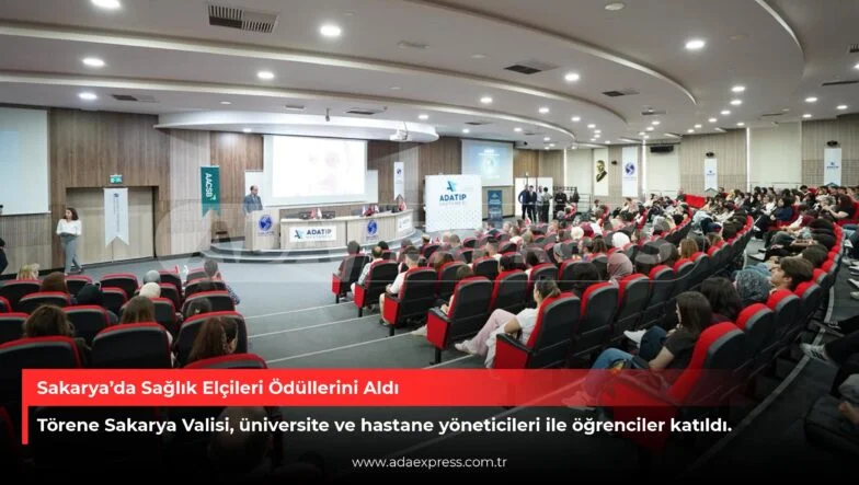 Sakarya’da Sağlık Elçileri Ödüllerini Aldı