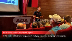 Serdivan’da Afetlere Karşı Kritik Eğitim