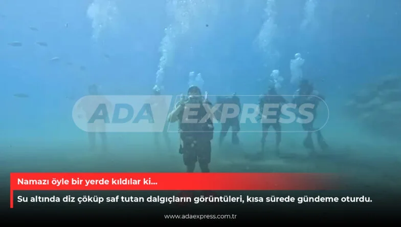 Su altında tarihe geçen manevi yolculuk