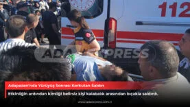 Adapazarı’nda Yürüyüş Sonrası Korkutan Saldırı
