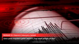 Balıkesir 6.1 Depremi Sakarya’yı Salladı