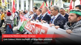 Sakarya’da Filistin’e Destek Yürüyüşü