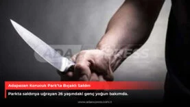 Adapazarı Korucuk Park’ta Bıçaklı Saldırı