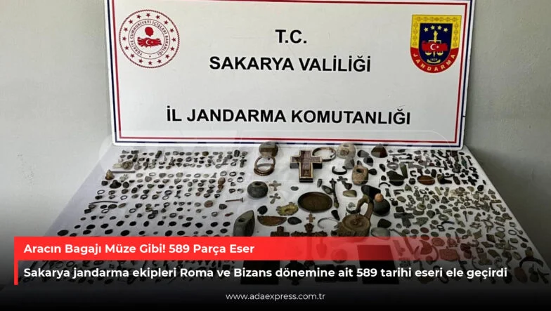 Aracın Bagajı Müze Gibi! 589 Parça Eser