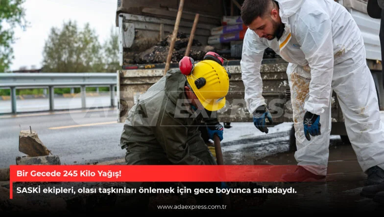 Bir Gecede 245 Kilo Yağış!