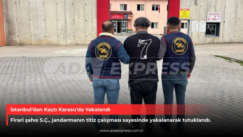 İstanbul’dan Kaçtı Karasu’da Yakalandı
