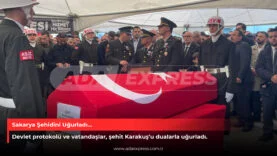 Sakarya Şehidini Uğurladı